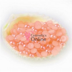 Perlute sidefate de unghii Salmon de 2,5mm - 600 bucati, Cod PPU036